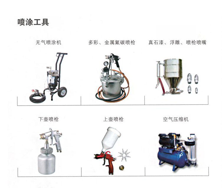 建筑涂料喷涂工具